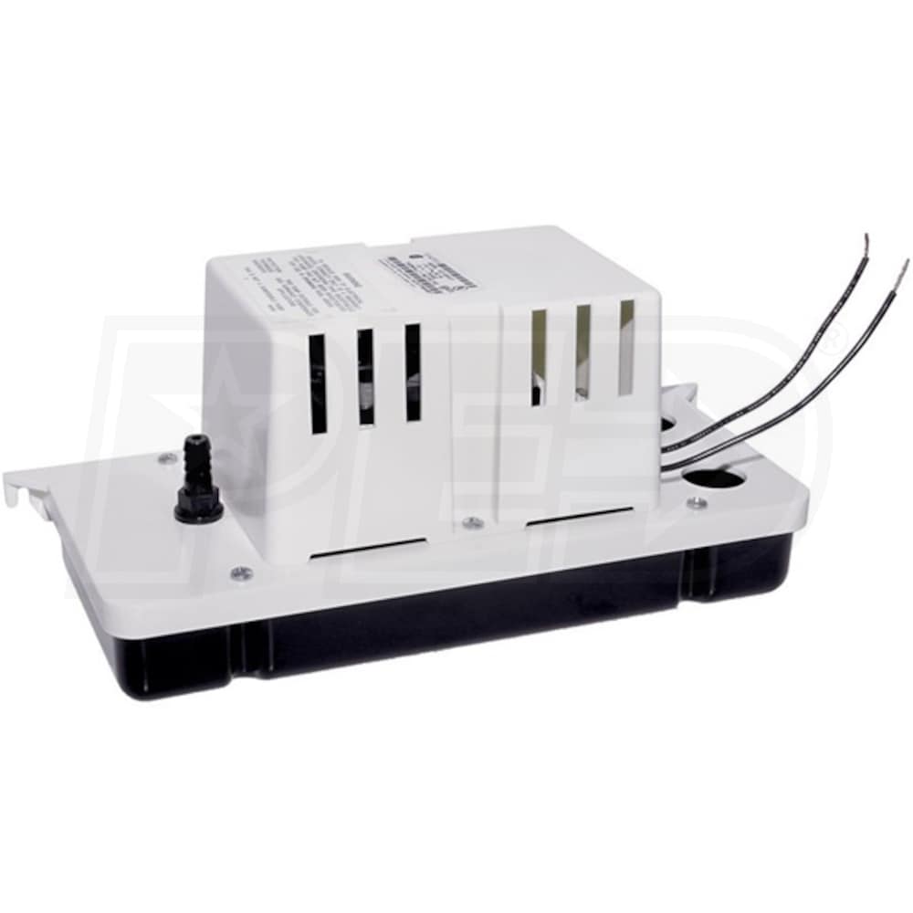 Little Giant 554200 VCC-20ULS 1.3 GPM Thermoplastic Low Profile Condensate  Removal Pump 20' Lift