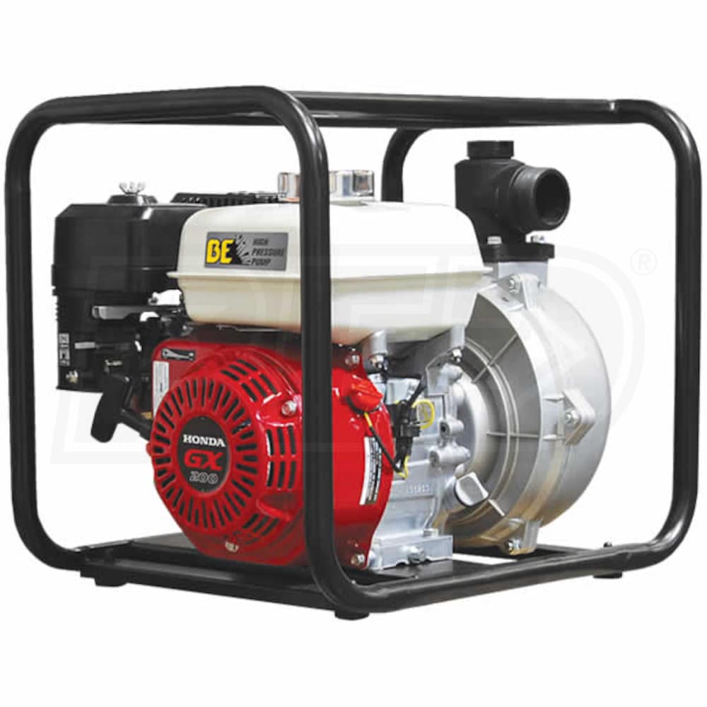 BE HP-2065HR - 126 GPM 2-Inch High Pressure Water Pump w/ Honda GX