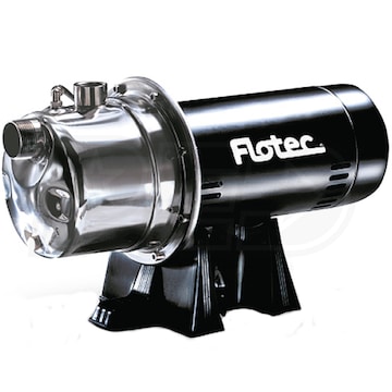 flotec pump shallow well jet hp gpm stainless steel waterpumpsdirect water
